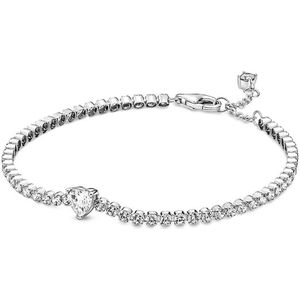 Pandora 590041C01 - Sprankelend Hart Tennis - Armband-lengte 20 cm