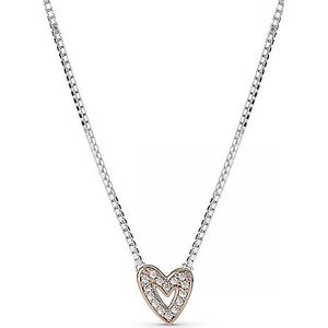 PANDORA SHINE Armband Moments ""Gravierbares Herz"" T-Verschluss, 14k gelbvergoldet 569285C00 19 cm