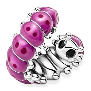 PANDORA Charm hanger ""Hangslot met sleutels"" zilver, zirkonia 790088C01, Sterling zilver, Zirkonia