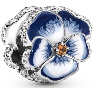 Pandora - Moments 790777C02 - Bedel - Zilver - Blauw Viooltje