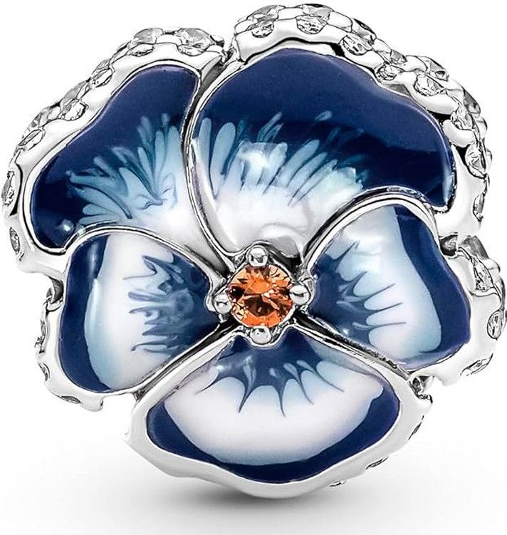 Pandora 790777C02 - Blauw Viooltje - Bedel