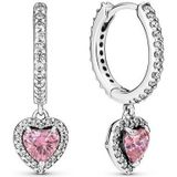 PANDORA - Ring - Zilver - Zirkonia - Hartvormige Gravure