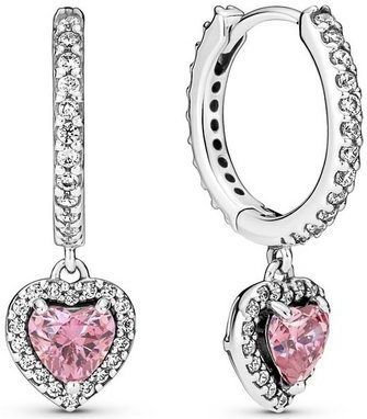 PANDORA - Ring - Zilver - Zirkonia - Hartvormige Gravure