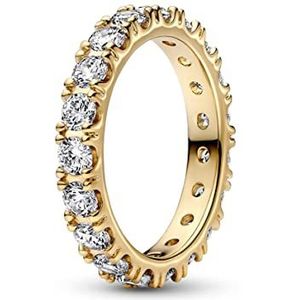 Pandora Damesring 160050C01, Ander metaal, Zirkonia