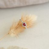 Pandora - Timeless - Ring - Zilver - 925 Sterling Silver - Rood Hart