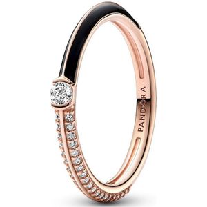 Pandora ME - Dames Ring - Roségoud & Zwart