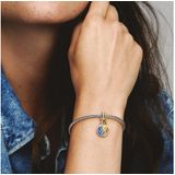 Pandora - Moments - Tweekleurige Deelbare Zon & Maan Hangende Bedel - Goudkleurig