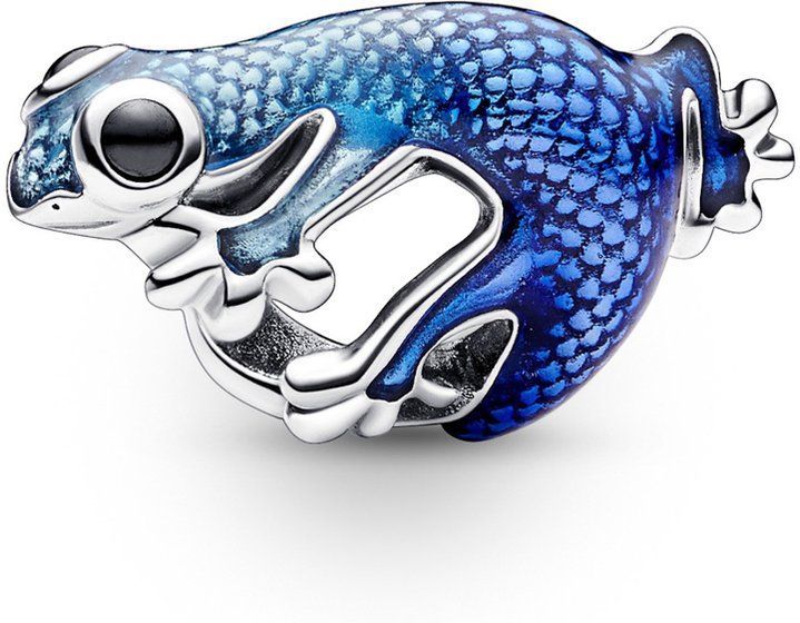 Pandora - Metallic Blauwe Gecko - Bedel