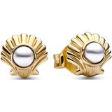 Pandora - 262686C01 - Oorknopjes - Disney De Kleine Zeemeermin Schelp