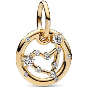 Pandora Charms - Capricorn Zodiac Dangle Charm in gold