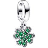 Pandora - 792751C01 - Hangende Bedel - Royal Green - Clover Dangle