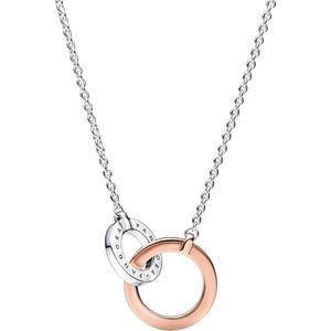 Pandora Signature - Dames Ketting - Roségoud & Zilver