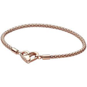 14 karaat gouden ketting met zirkonia hart voor dames | Lucardi-NL