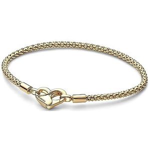 Pandora 562731C00 - Bracelet chain Pandora Moments 14k Gold-plated - Armband-lengte 21 cm