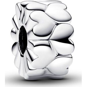 Pandora Bead Pandora Charm Heart Pattern 792828C00 Silber