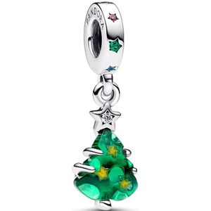 Pandora - Charm Dangle Sparkling Christmas Tree - Bedel