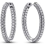 Pandora - 293016C01 - Pavé Single-row - Silver - Creolen
