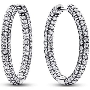 Pandora - 293016C01 - Pavé Single-row - Silver - Creolen