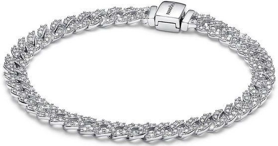Pandora - Timeless Pavé - Armband - Sterling Zilver - Gegraveerd Logo