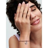 Pandora - Two-tone Twistable Heart Padlock - Hangende Bedel