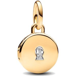 Pandora - 763066C01 - Openable & Engravable Love Locket - Hangende Bedel