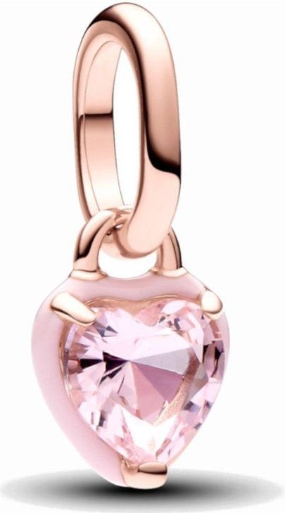 Pandora - ME 793086C01 - Bedel - Pink Chakra Heart Mini Dangle Charm