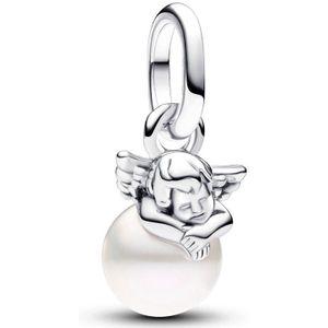 PANDORA ME bedel oog, Eén maat, Sterling zilver, Parel