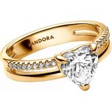 Pandora Timeless Dames Ring Gouden plating;Metaal Goudkleurig 16.