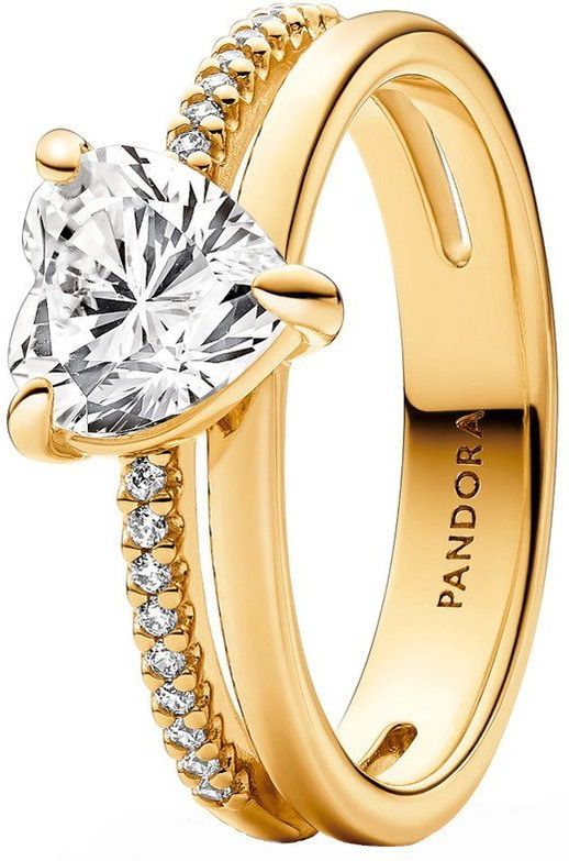 Pandora Timeless Dames Ring Gouden plating;Metaal Goudkleurig 16.