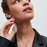 Pandora - Sparkling Round Pearl - Ketting - Zilver - Kunstparel