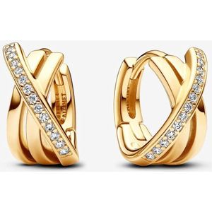 Pandora - Signature - Dames Oorknoppen - Goudkleurig