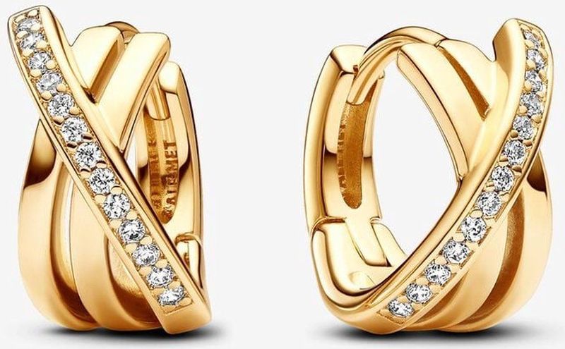 Pandora - Signature - Dames Oorknoppen - Goudkleurig