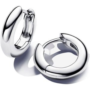 Pandora Oorbellen - Sterling silver hoop earrings in silver