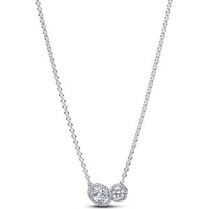 Pandora - Embracing Halo - Ketting - Zilver