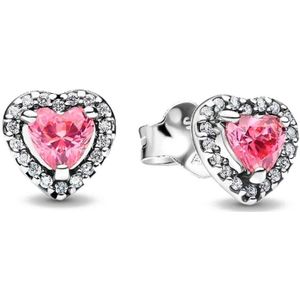 Pandora  - Dames Oorbellen - Zilver & Roze