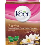 Veet Sugaring Essential Oils & Floral Vanilla, hete was met geur van bloemen en vanille, 250ml