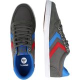Hummel - Slimmer Stadil - Sneakers Hoog - Blauw - Zilvergrijs - Donkergrijs - Rood