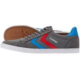 Hummel - Slimmer Stadil - Sneakers Hoog - Blauw - Zilvergrijs - Donkergrijs - Rood