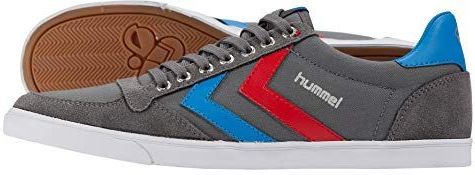 Hummel - Slimmer Stadil - Sneakers Hoog - Blauw - Zilvergrijs - Donkergrijs - Rood
