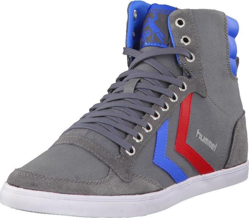 Hummel - Slimmer Stadil Sneakers - Zwart - Canvas/Suède