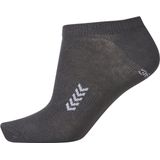 Hummel - Enkelsokken - Zwart - Zachte Stof - Geribbeld Effect