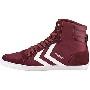 hummel Slimmer Stadil High Athleisure Sneakers voor volwassenen, uniseks, Cabernet, 47 EU