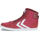 hummel Slimmer Stadil High, unisex volwassenen sneaker rolkraag, Bordeaux