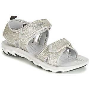 hummel Glitter Jr, sandalen voor meisjes, zilver., 32 EU