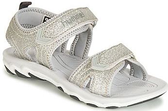 Hummel - Sandalen - Glitter - Roze - Rubber - Klittenbandsluiting