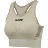 HUMMEL - FIRST SEAMLESS BRA - Sportbeha - Zwart - Polyamide/Elastaan