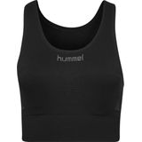 HUMMEL - FIRST SEAMLESS BRA - Sportbeha - Zwart - Polyamide/Elastaan