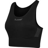 HUMMEL - FIRST SEAMLESS BRA - Sportbeha - Zwart - Polyamide/Elastaan