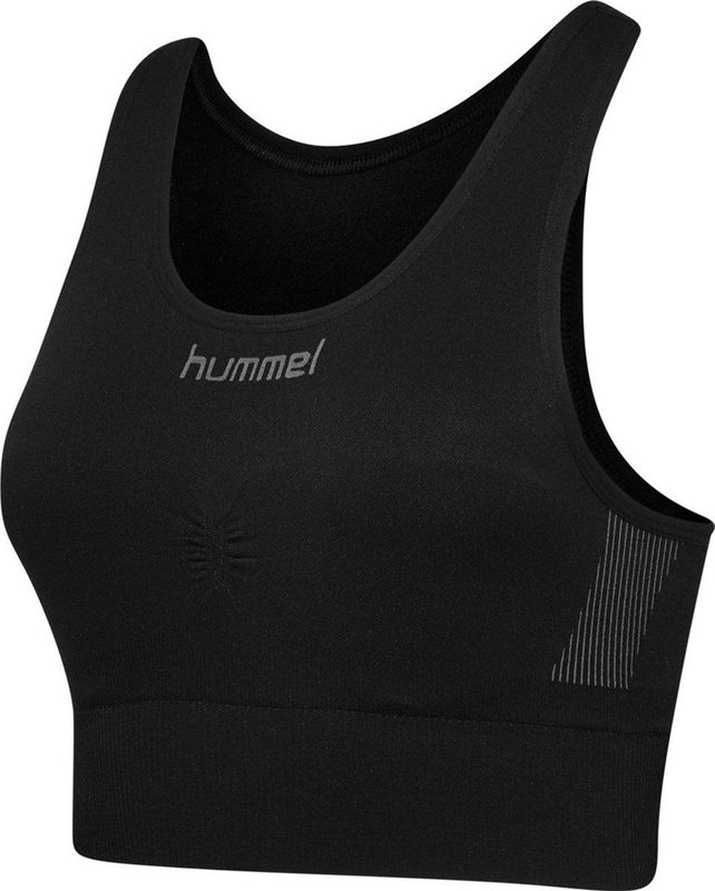 HUMMEL - FIRST SEAMLESS BRA - Sportbeha - Zwart - Polyamide/Elastaan