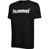 Hummel - hmlGO Cotton Logo - T-shirt - Zwart - Katoen